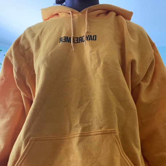 Daydreamer hoodie yellow urban outfitters Clearance